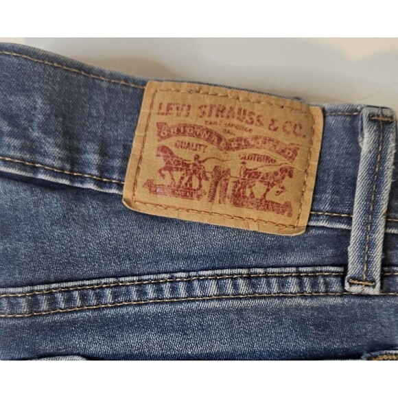 Levi’s Girls 710 Super Skinny Jeans Size 24 W24 L30 Medium Wash Stretch Low Rise - Picture 2 of 7